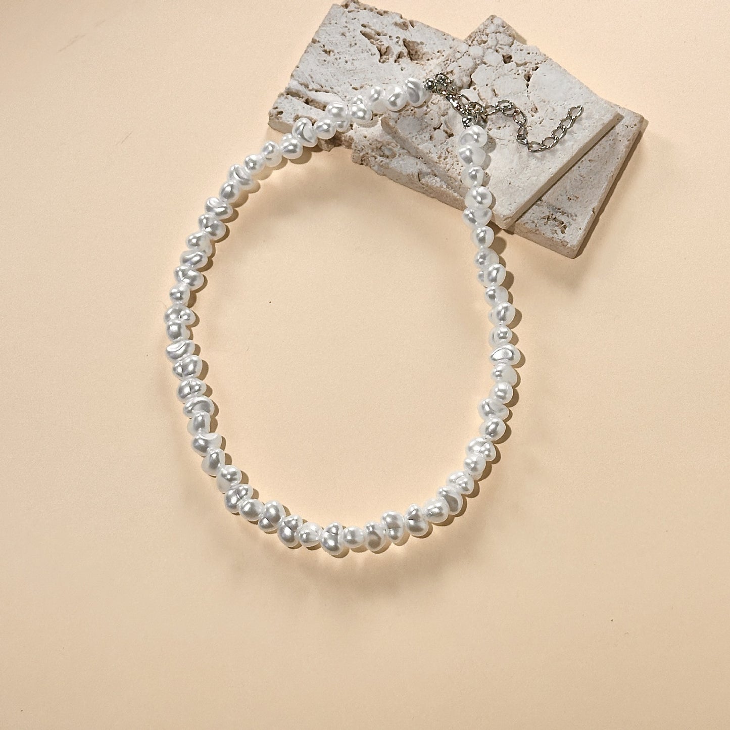 Collier de perles baroques pour femme, tempérament de niche