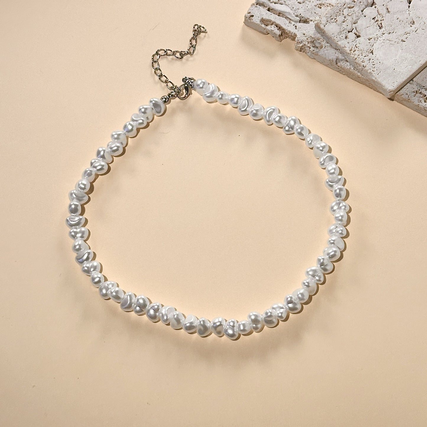 Collier de perles baroques pour femme, tempérament de niche