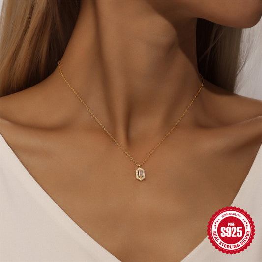 Collier en diamant tendance et polyvalent pour femme