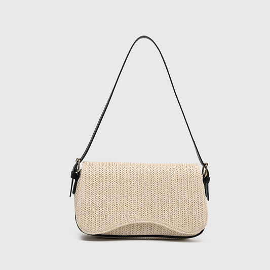 Sac à bandoulière en paille pour femme, nouveauté d'été