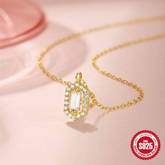 Collier en diamant tendance et polyvalent pour femme